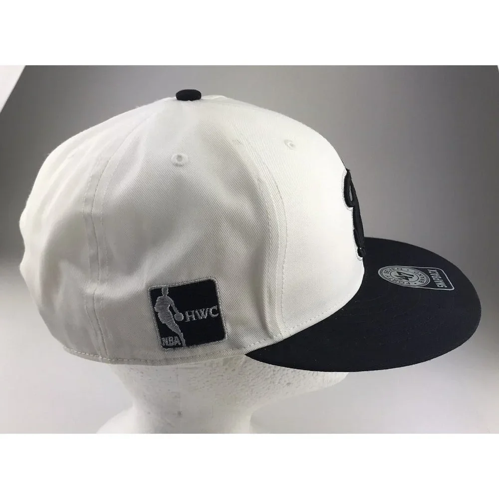 Miami Heat '47 Brand‎ Sure Shot Two Tone Captain SnapBack Hat Black White